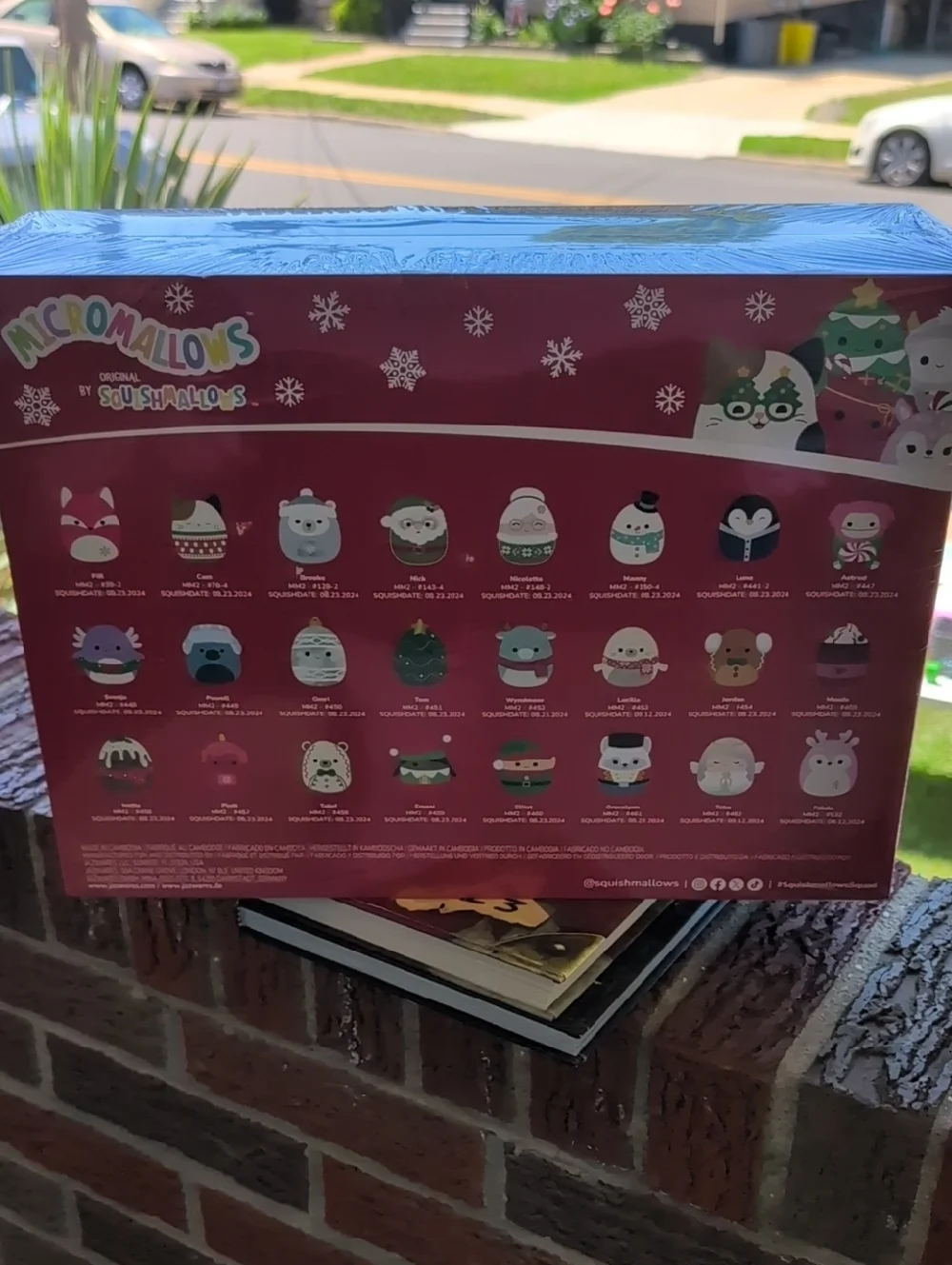 Squishmallows Original 24-Day Micromallows Holiday Plush Advent Calendar NIB